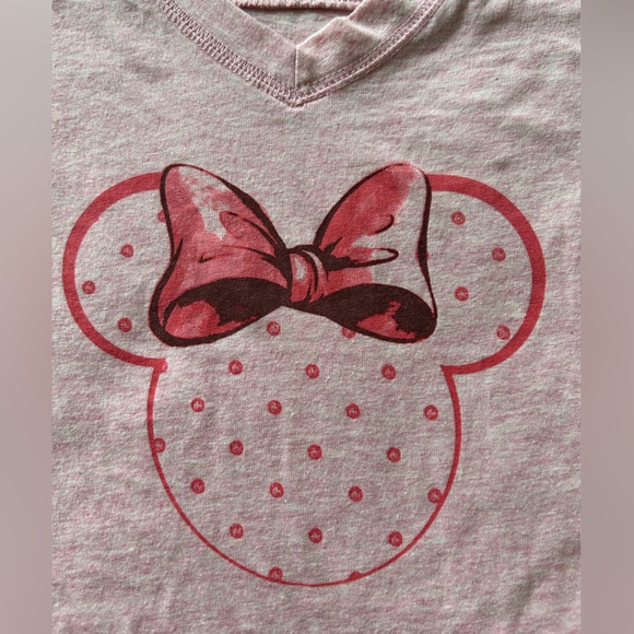 Disney Minnie Mouse Pajama Set Size Large 2-Piece Set - Picture 2 of 7